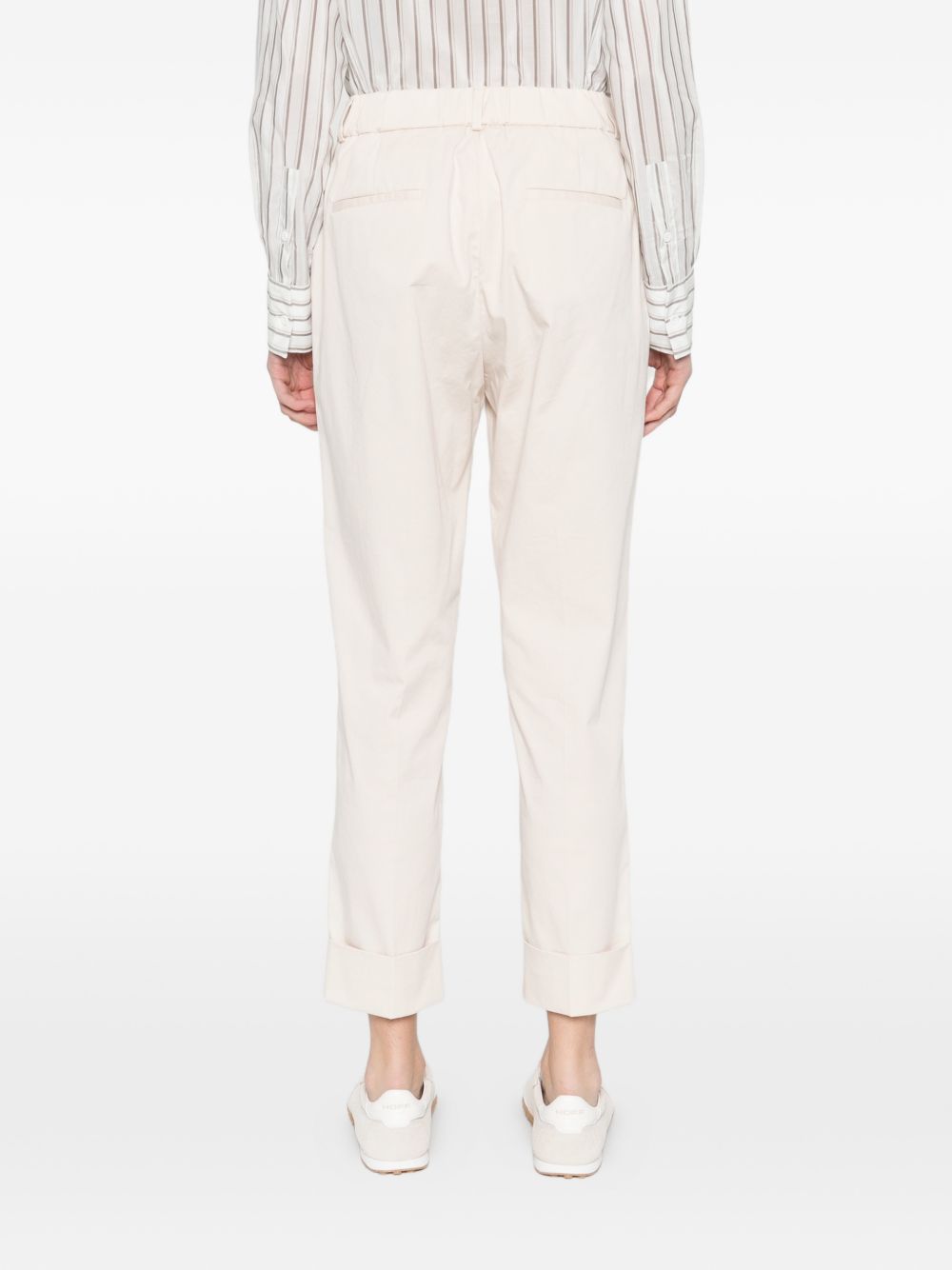 PESERICO Pantaloni beige con pinces 