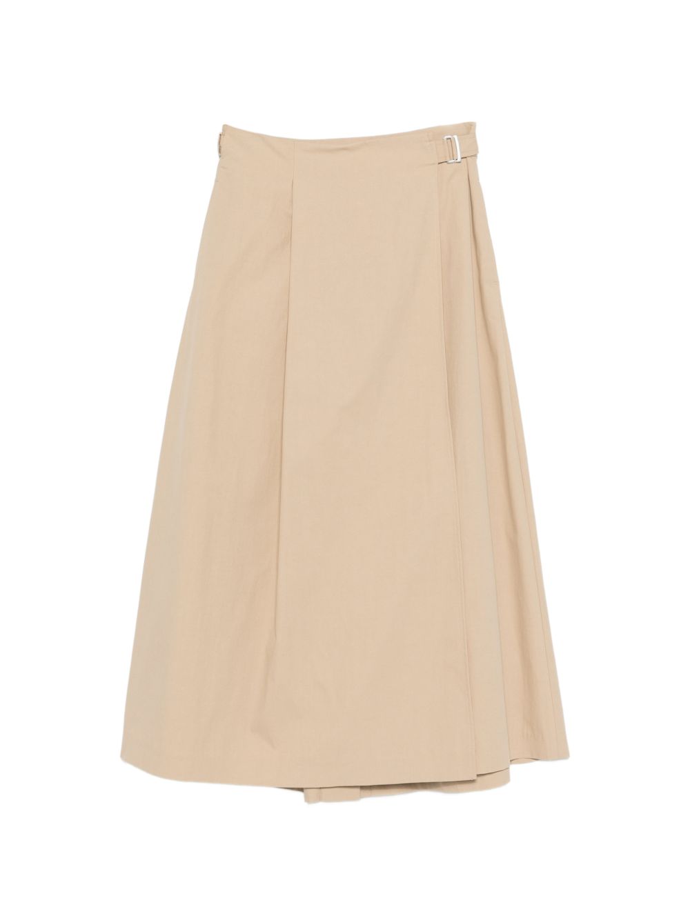 PESERICO Gonna lunga beige con fibbia 