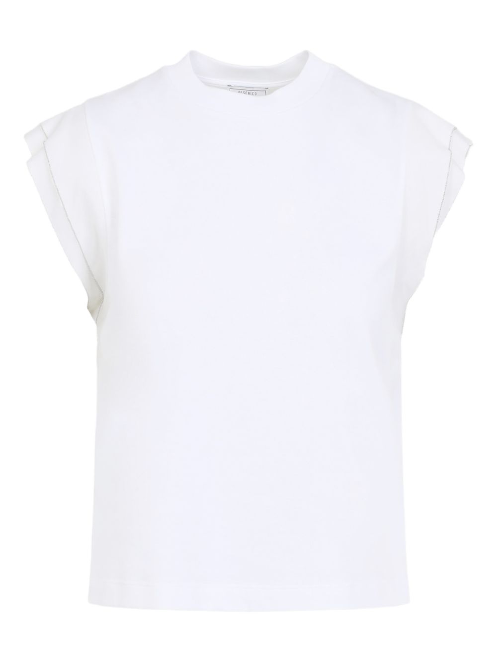 PESERICO T-shirt bianca con girocollo 