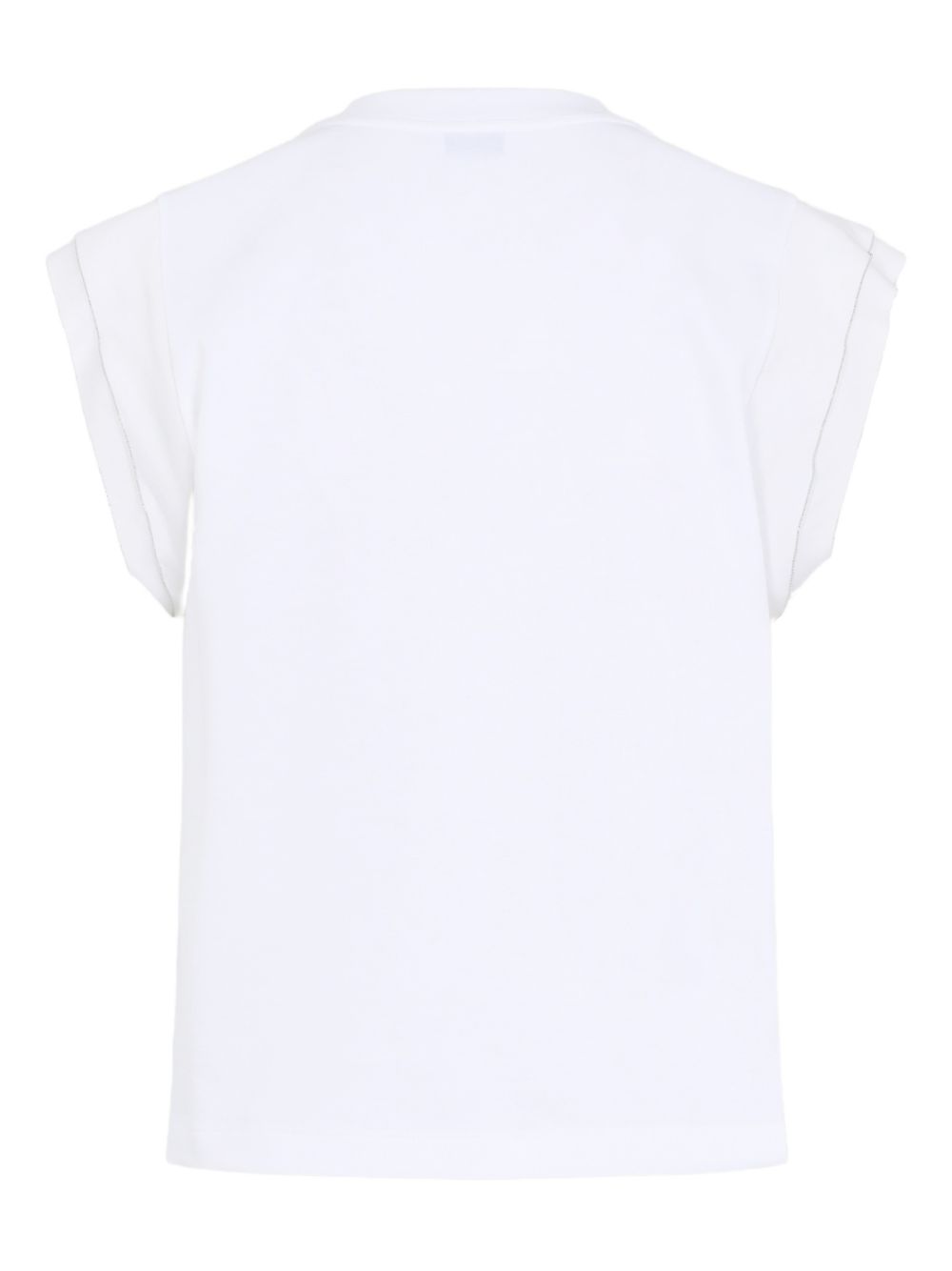 PESERICO T-shirt bianca con girocollo 