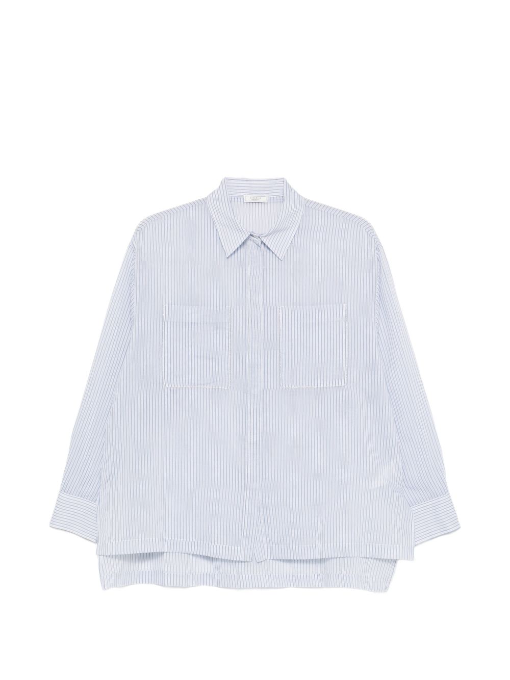 PESERICO Camicia a righe con tasche 