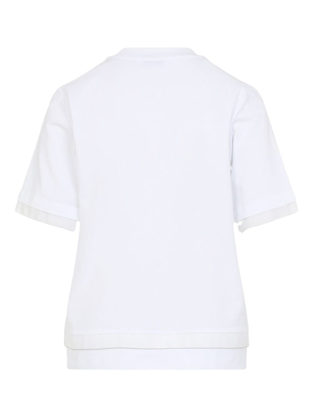 PESERICO T-shirt bianca con girocollo 