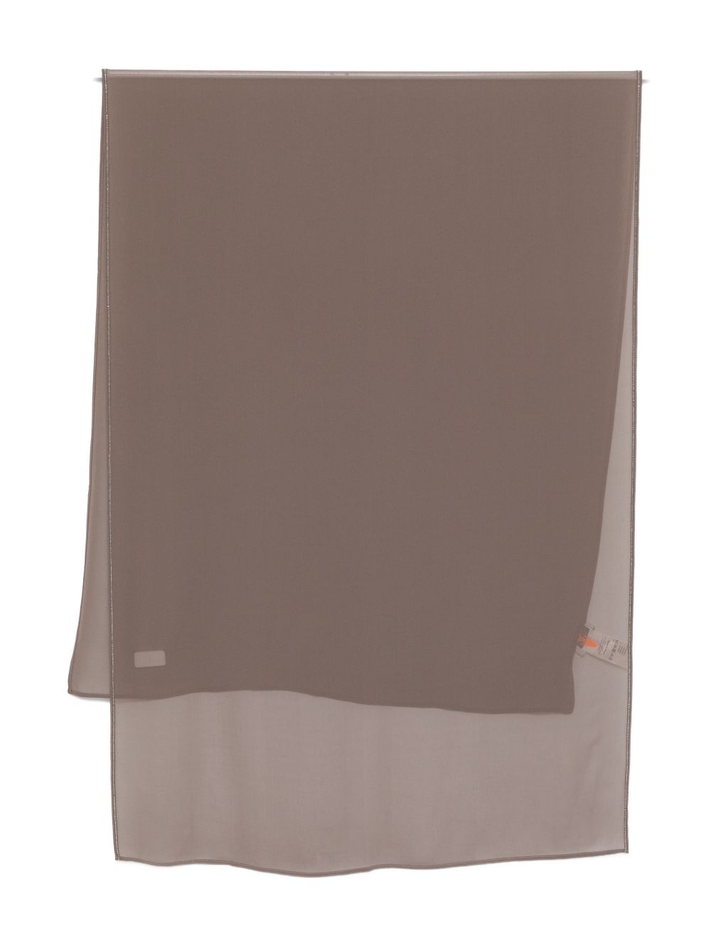 PESERICO Sciarpa foulard color tortora 