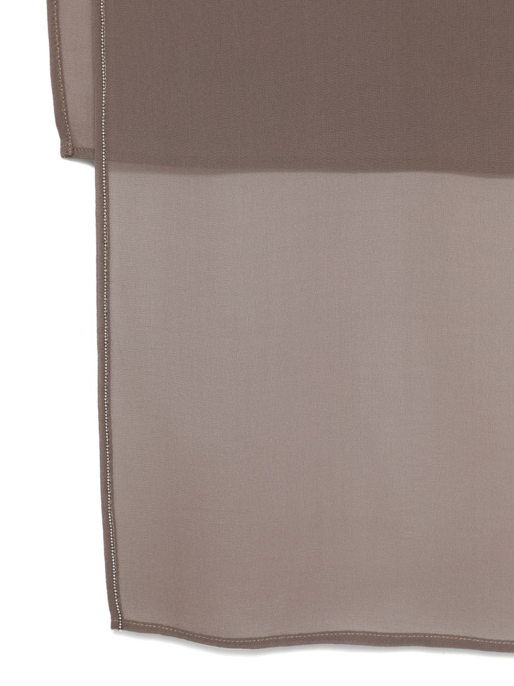 PESERICO Sciarpa foulard color tortora 