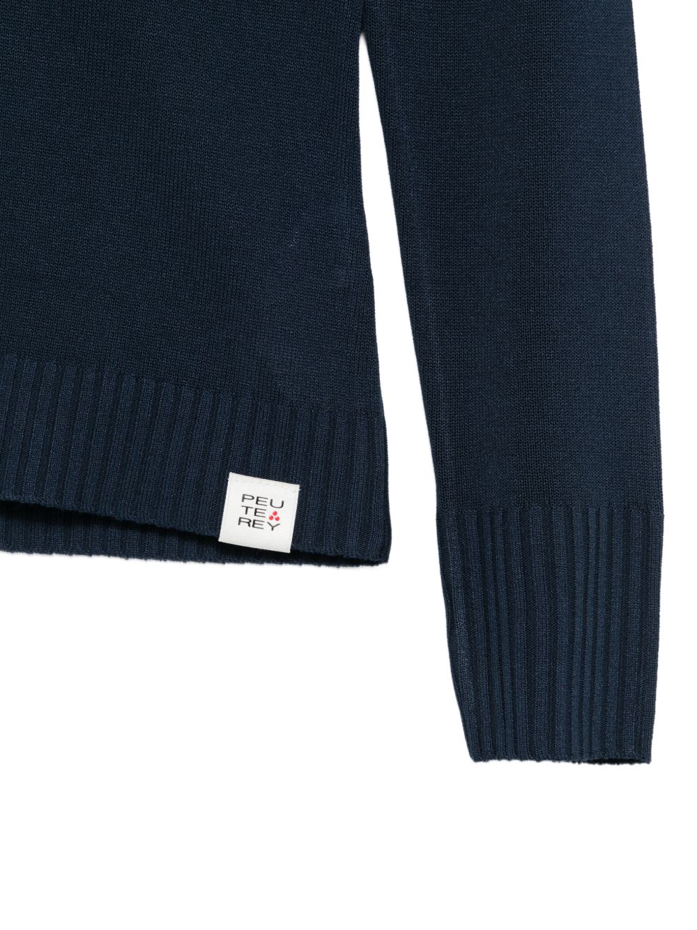 PEUTEREY Maglia a maniche lunghe Jan con scollo a V blu navy 