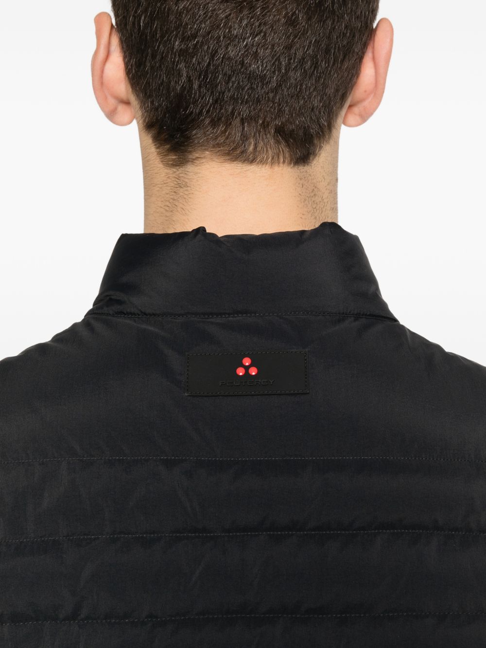 PEUTEREY Gilet Moise trapuntato con zip 
