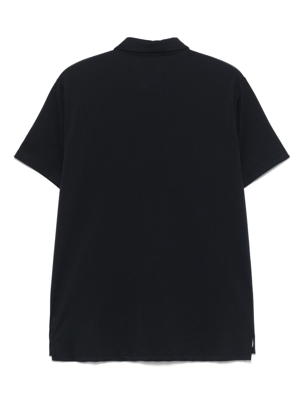 PEUTEREY Polo blu con logo a maniche corte 