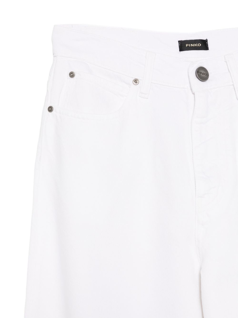 PINKO Jeans Estelle in cotone bianco 