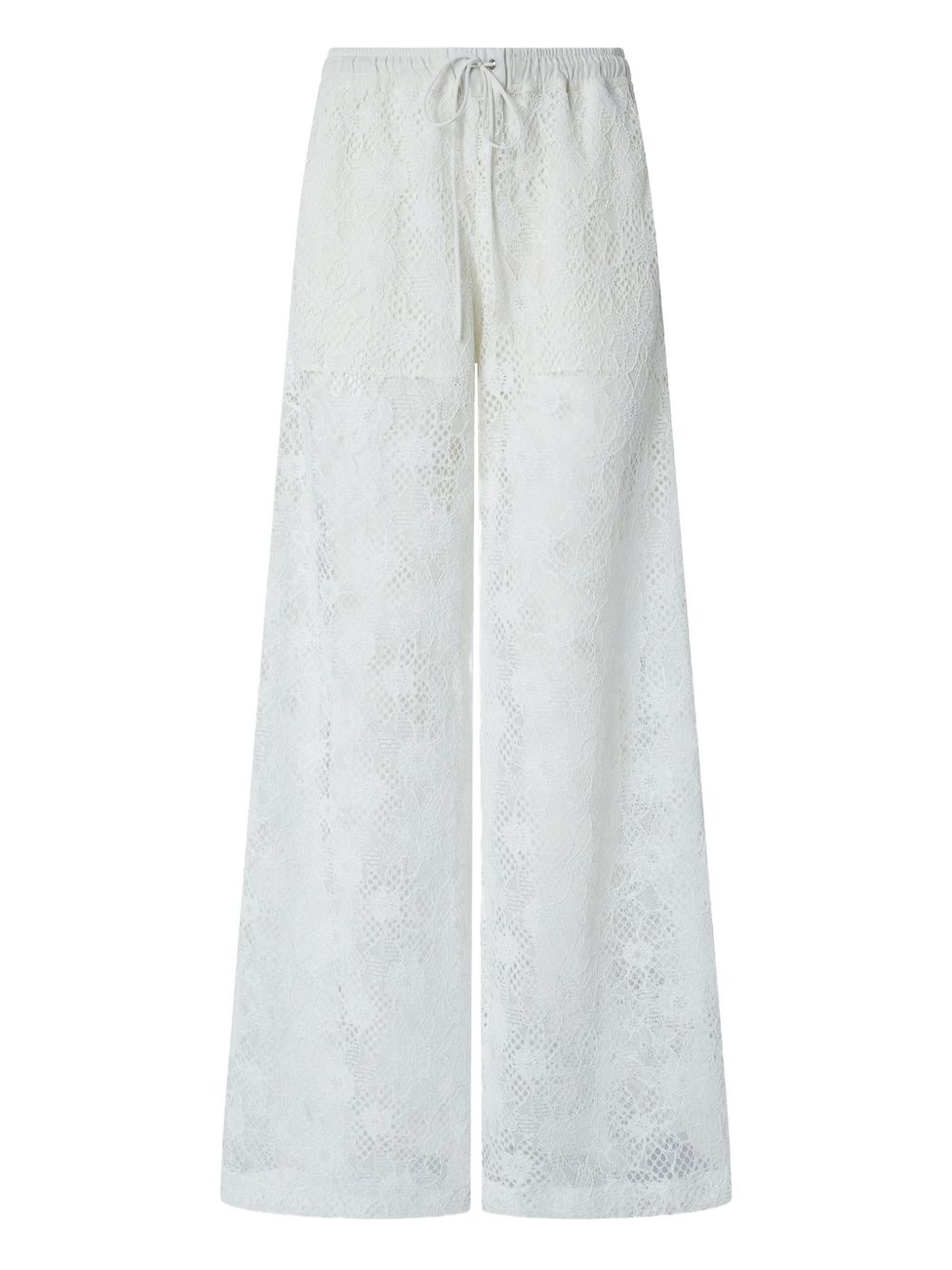 PINKO Pantaloni bianchi in pizzo 