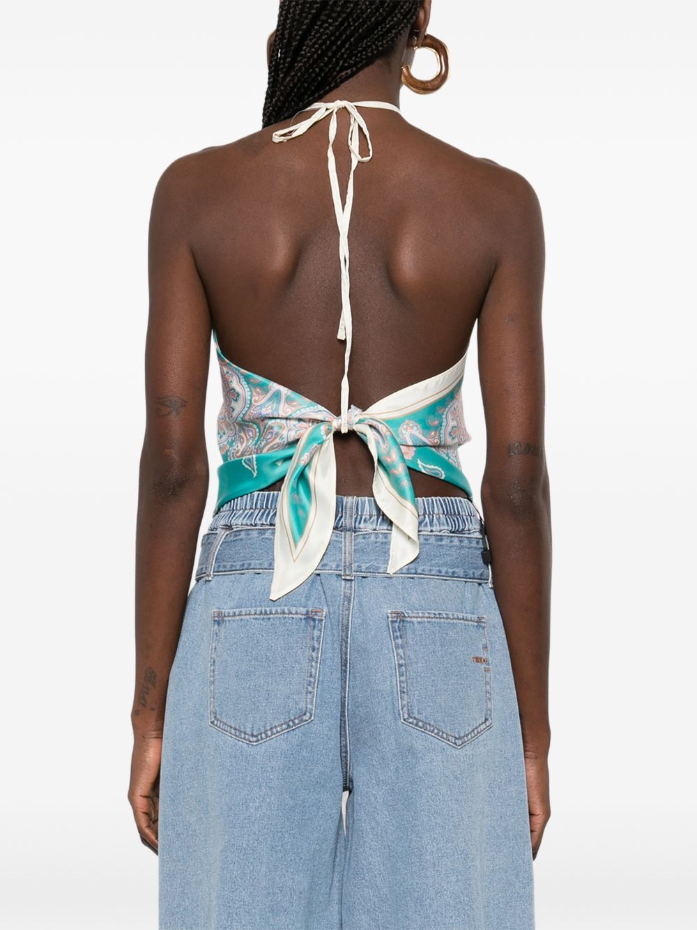 PINKO Top halter 'Synchro' 