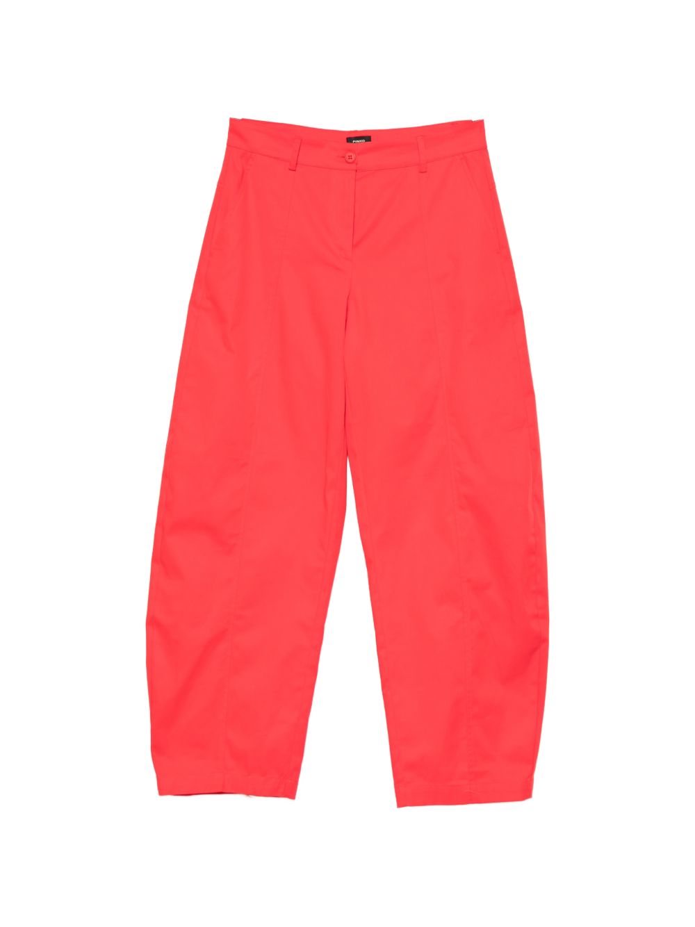 PINKO Pantaloni barrel rossi Bacca 
