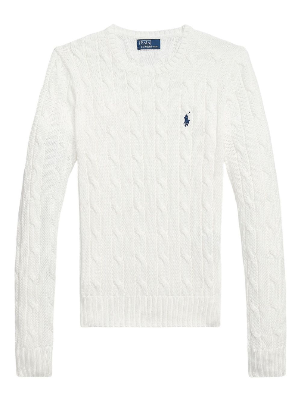 POLO RALPH LAUREN Maglia a trecce in cotone 