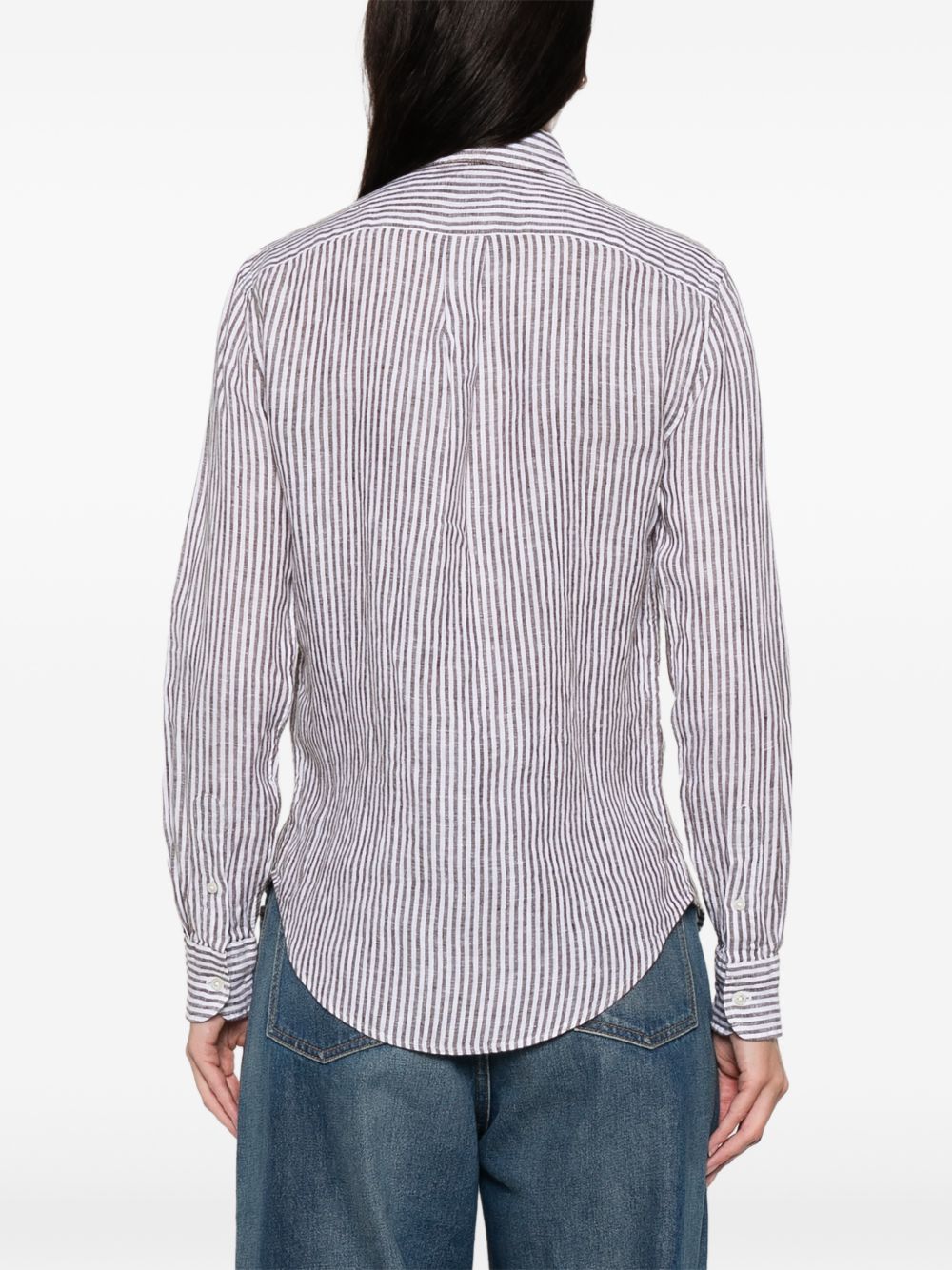 POLO RALPH LAUREN Camicia in lino a righe 