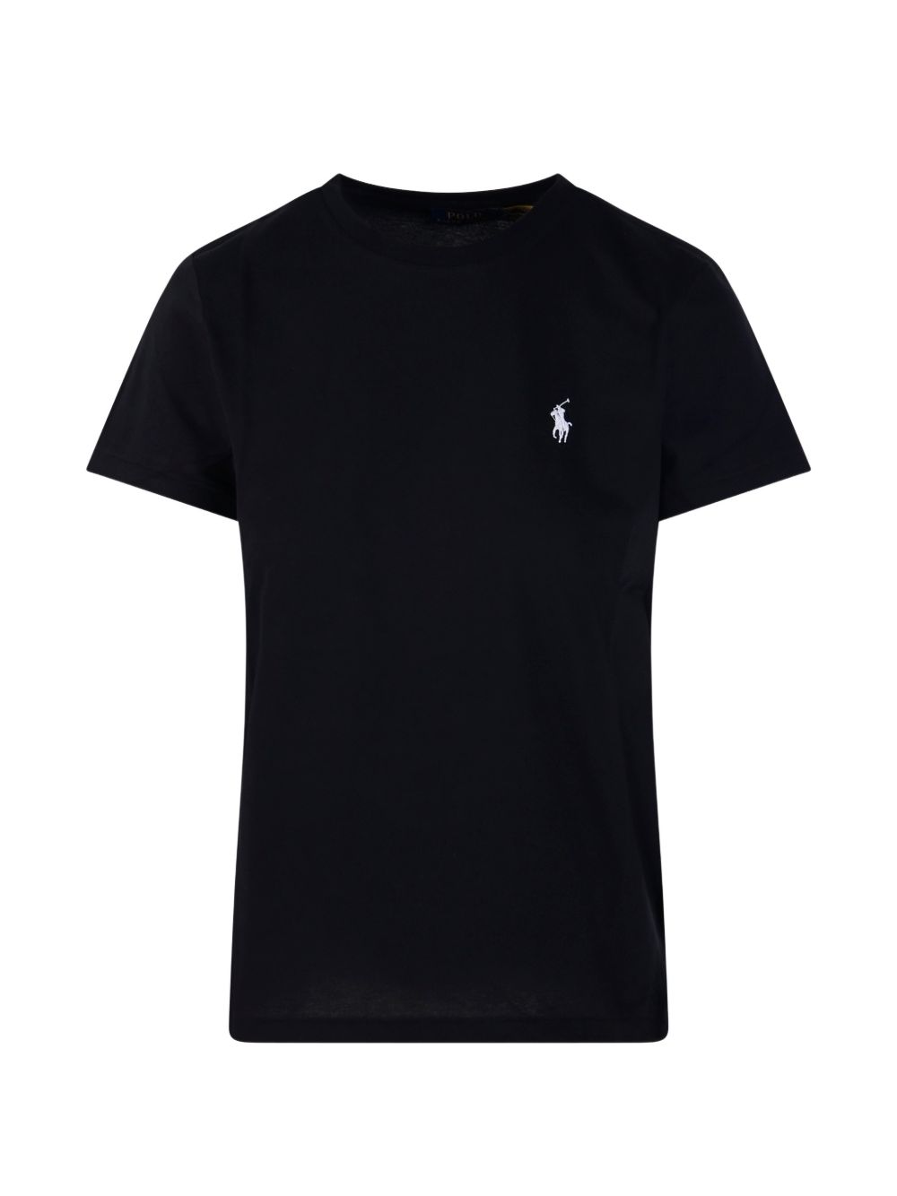 POLO RALPH LAUREN T-shirt con logo Polo in cotone nero 