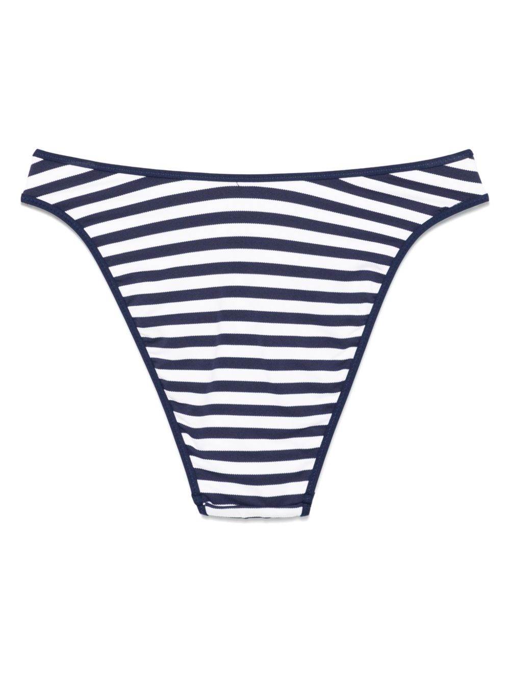 POLO RALPH LAUREN Slip bikini a righe con logo 