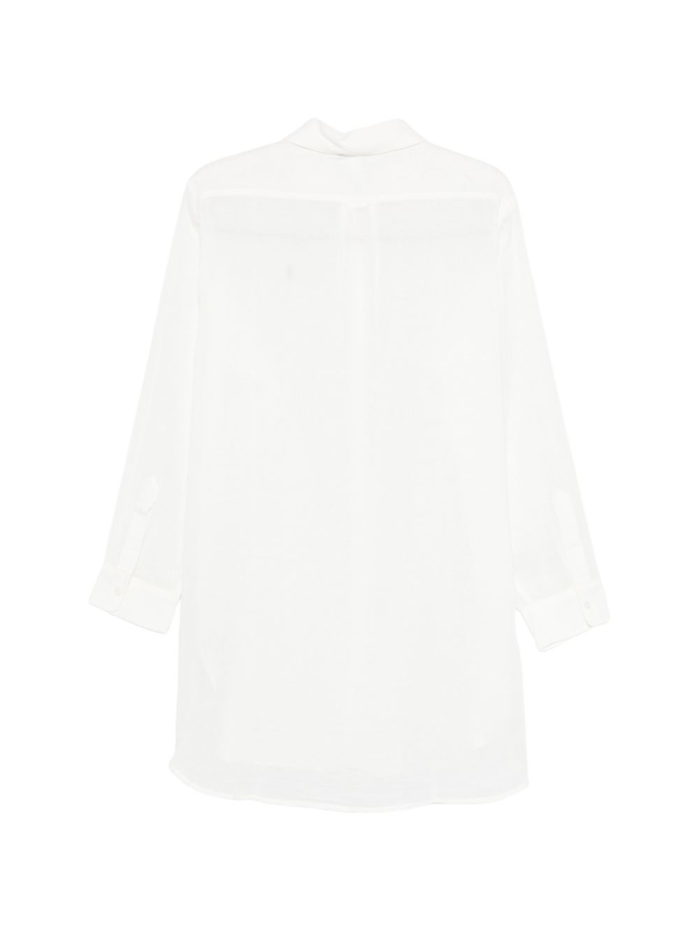 POLO RALPH LAUREN Camicia Mare con logo ricamato bianca 