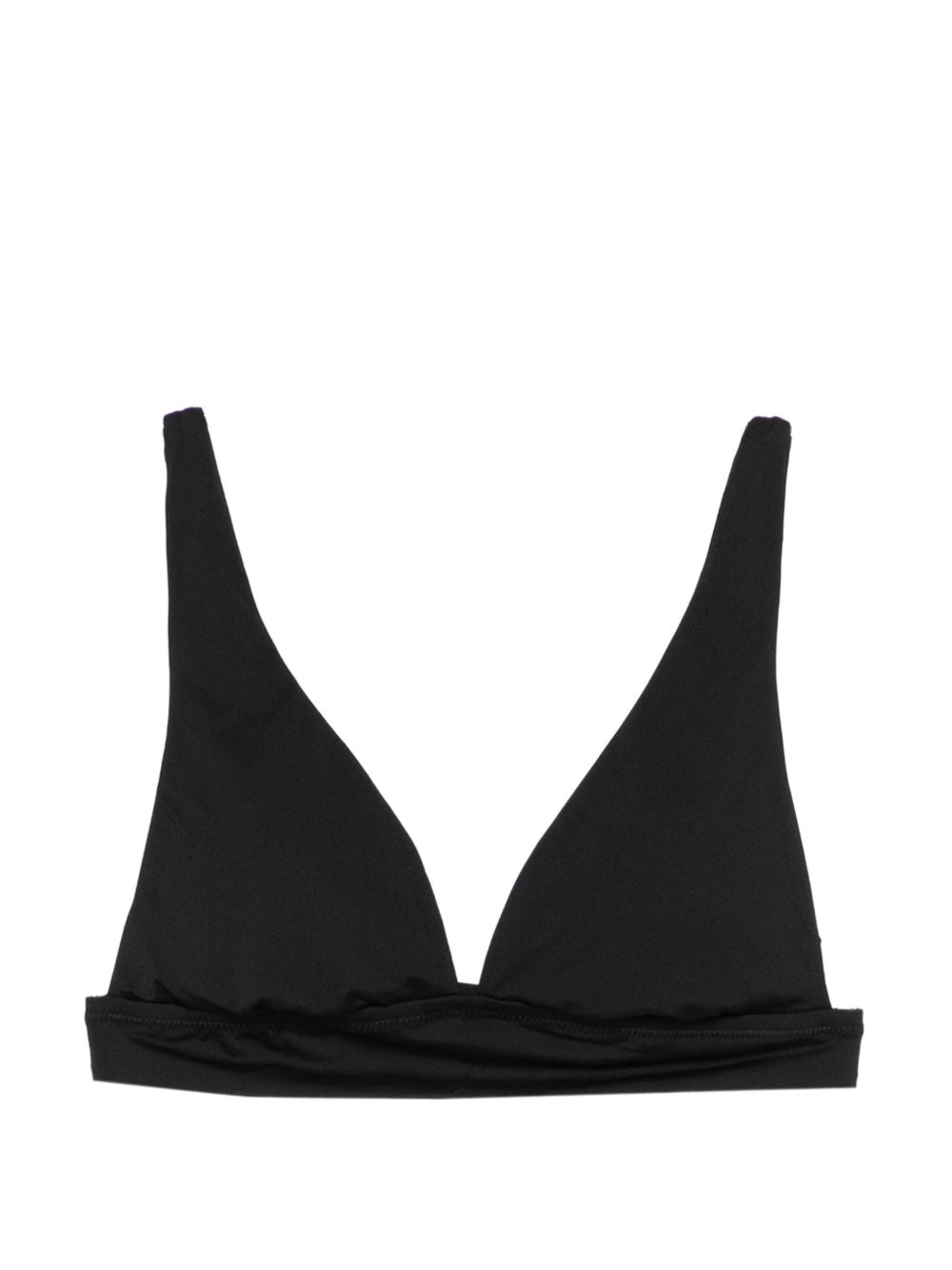POLO RALPH LAUREN Top bikini a triangolo nero 