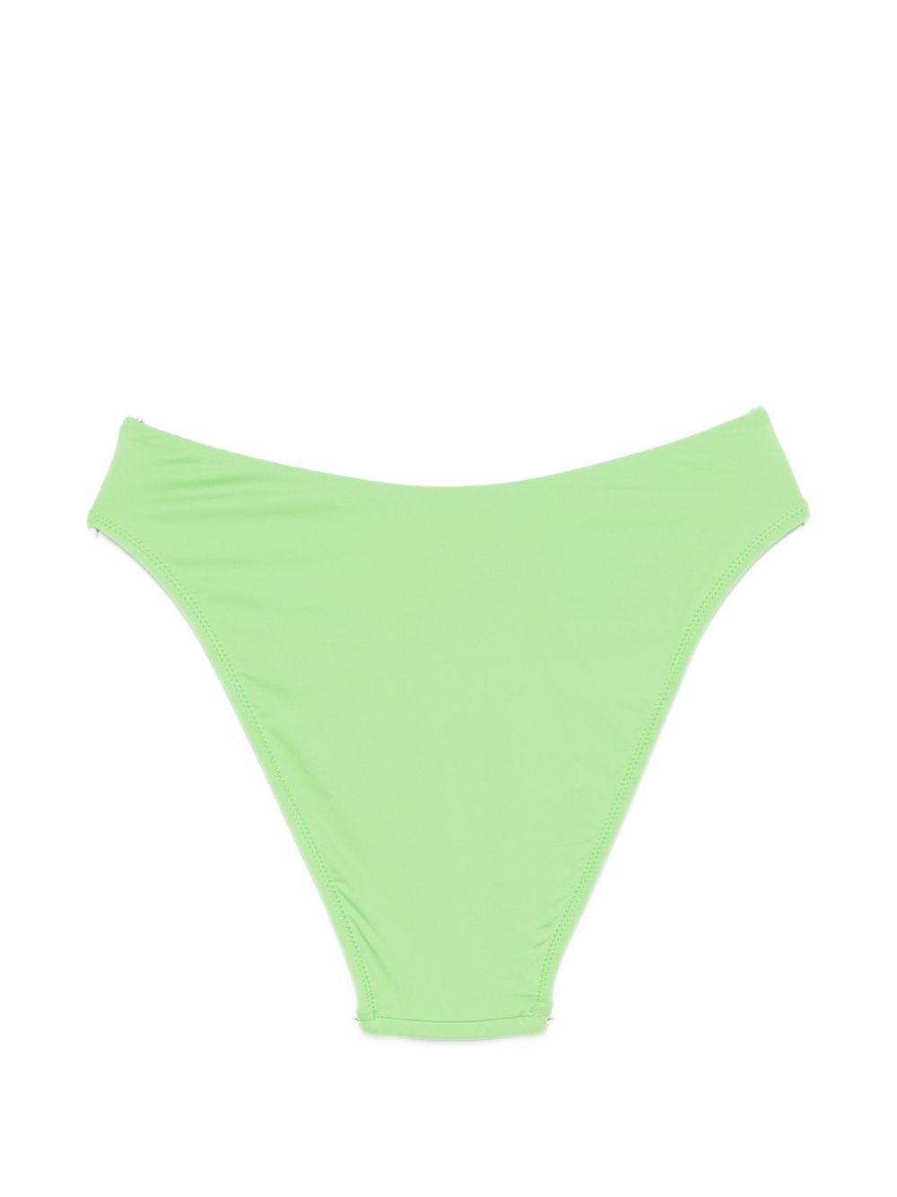POLO RALPH LAUREN Slip bikini mare sgambato con logo verde acido 