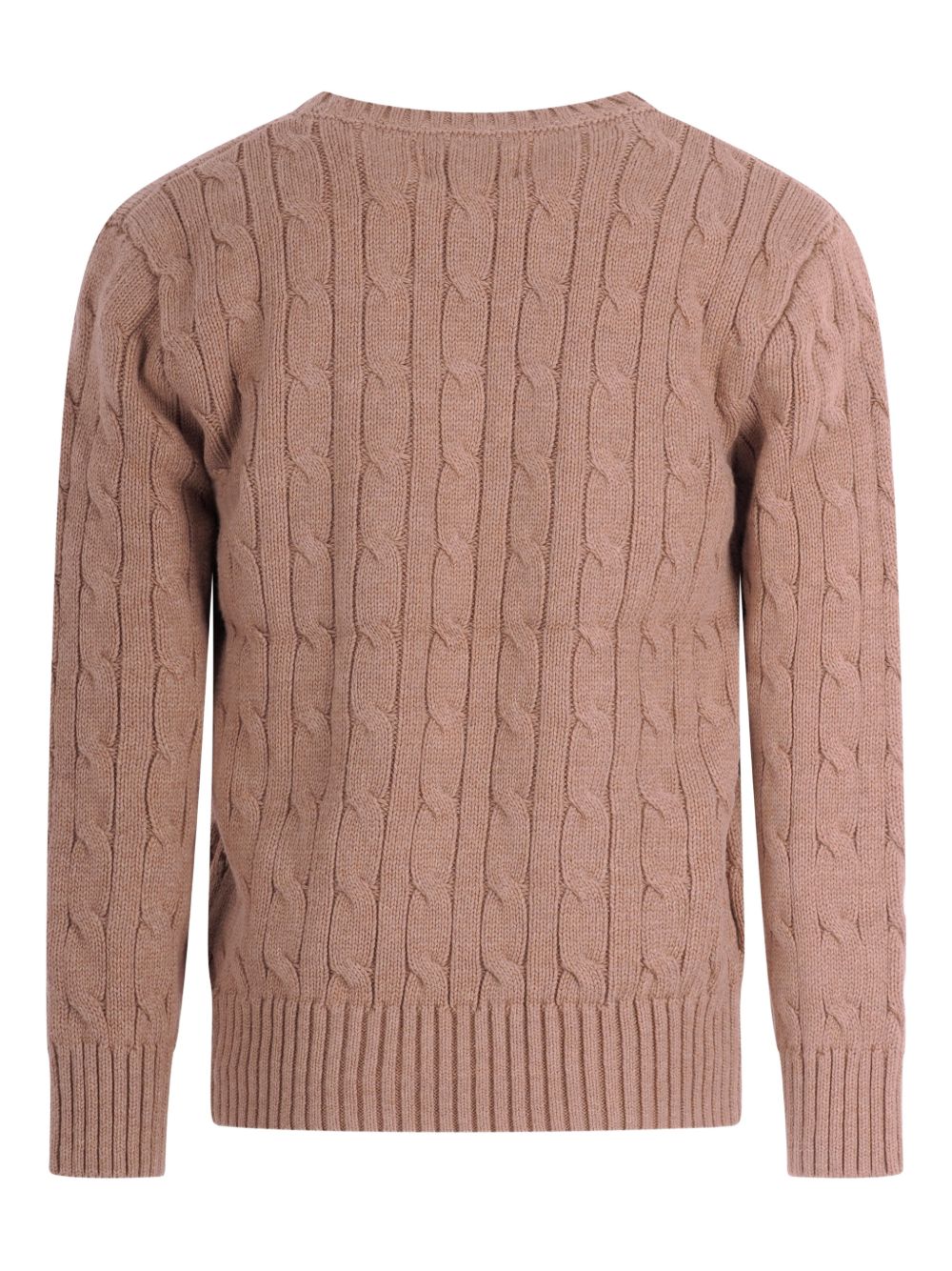 POLO RALPH LAUREN Maglia in cotone marrone chiaro 