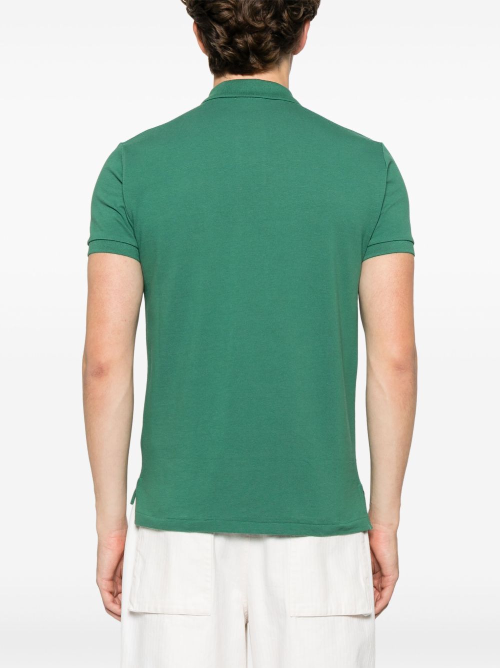 POLO RALPH LAUREN Polo in cotone verde con logo 