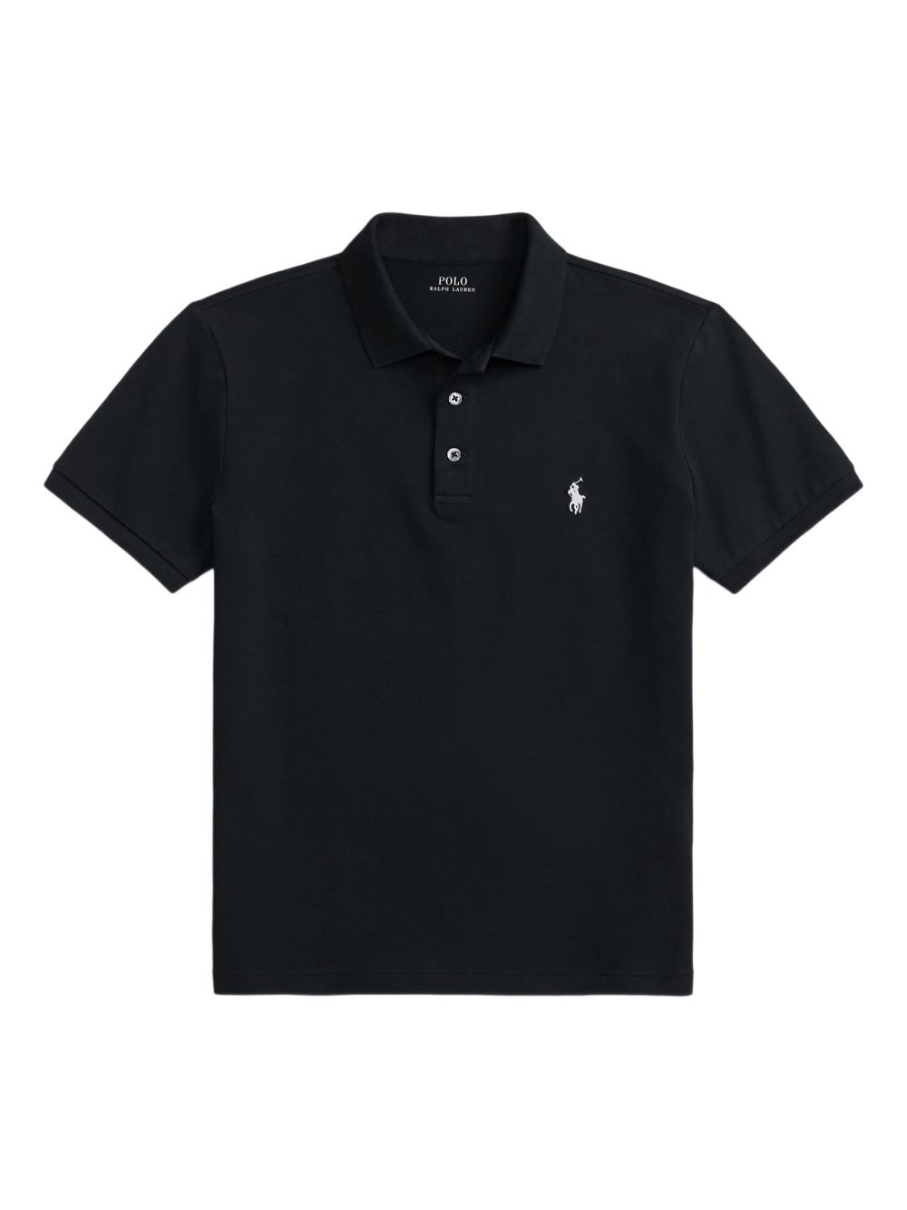 POLO RALPH LAUREN Polo nero con logo 