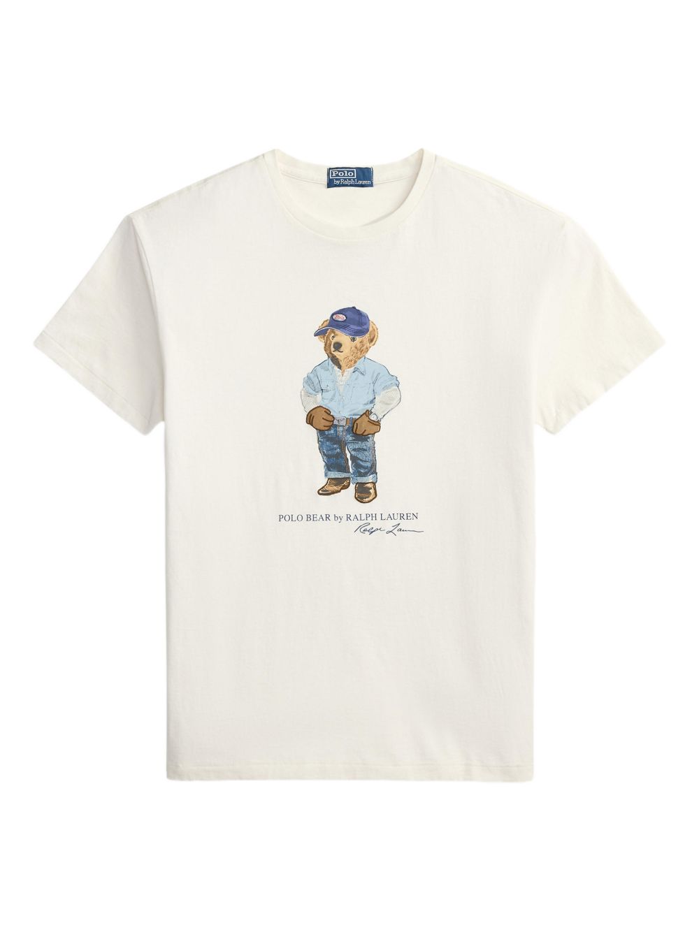 POLO RALPH LAUREN T-shirt con illustrazione grafica sul petto 