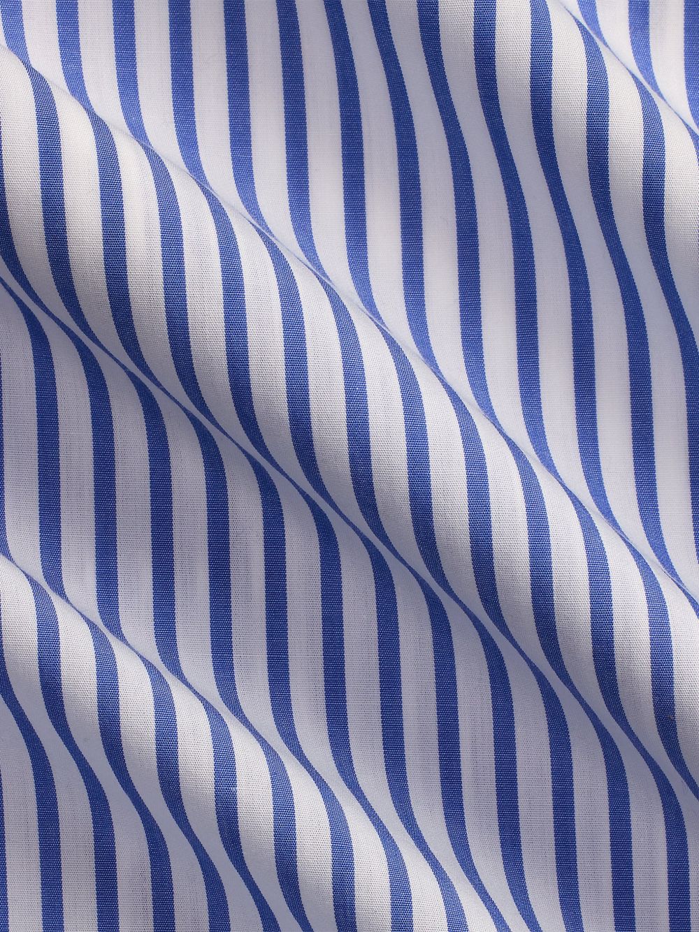 POLO RALPH LAUREN Camicia in cotone a righe bianche e azzurre con logo 