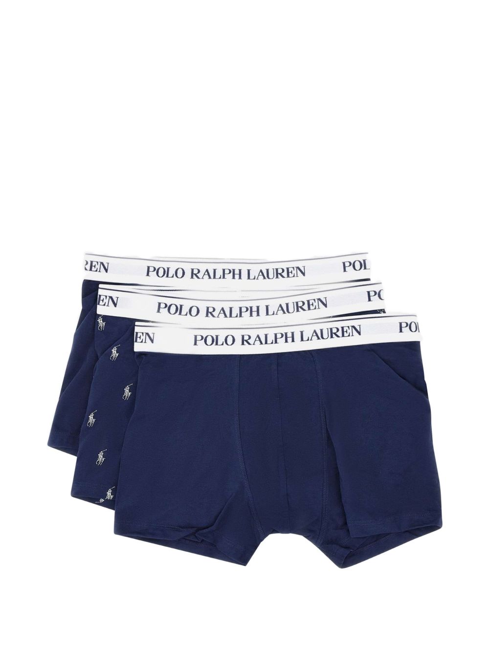 POLO RALPH LAUREN Set di 3 boxer blu con logo all-over 