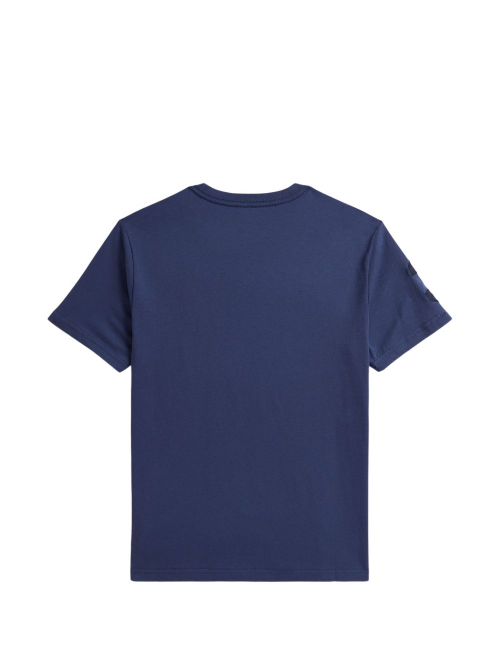 POLO RALPH LAUREN T-shirt blu con  logo sul petto 