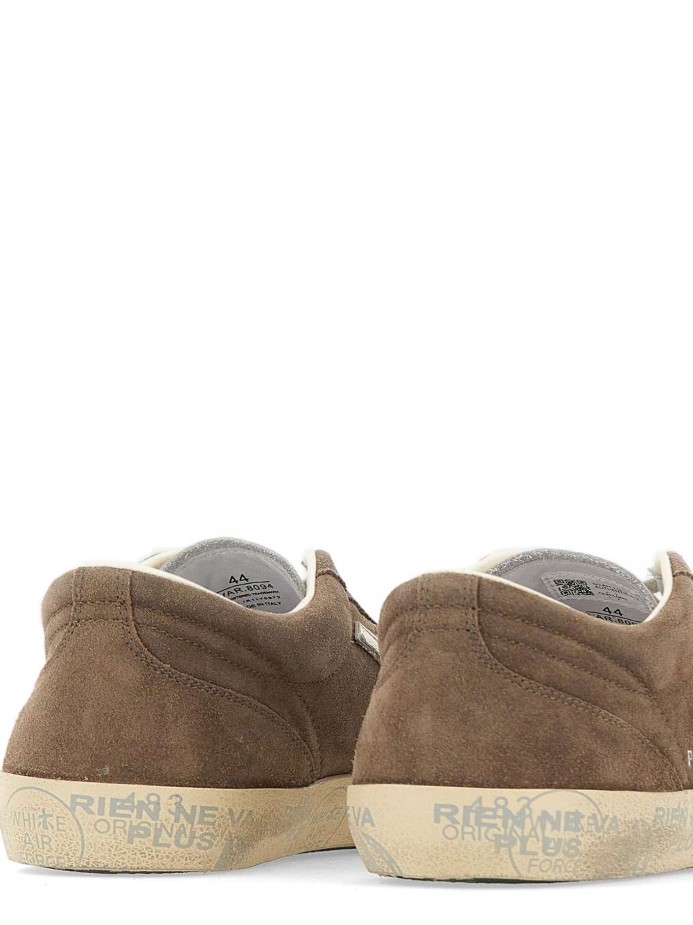 PREMIATA Sneakers David in camoscio marrone con logo 