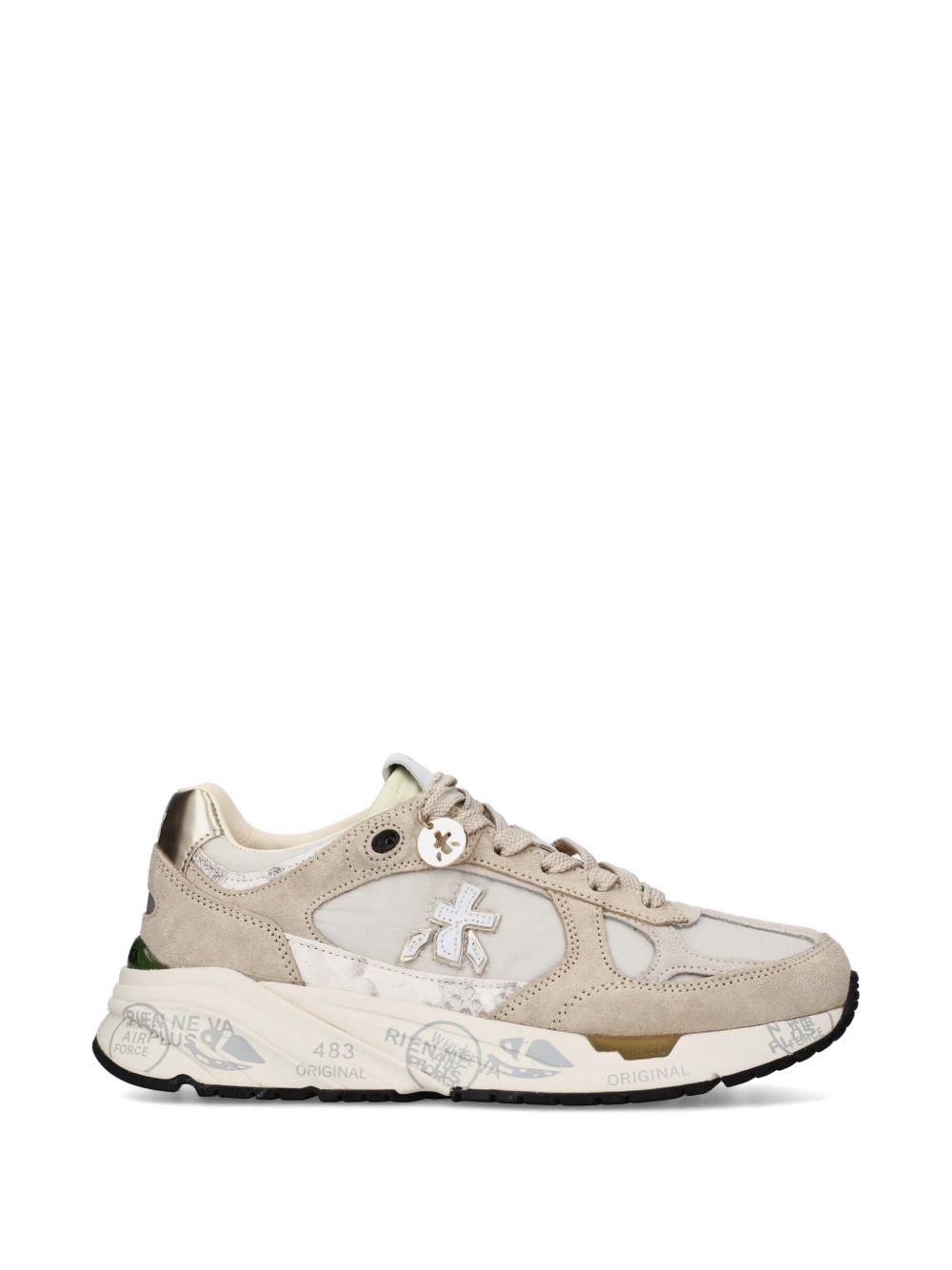 PREMIATA Sneakers con inserti imbottiti beige 