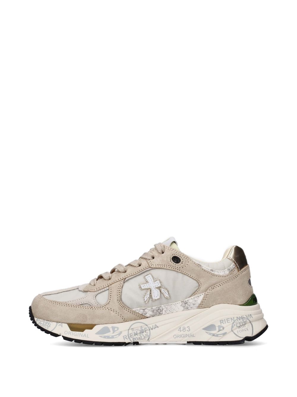 PREMIATA Sneakers con inserti imbottiti beige 