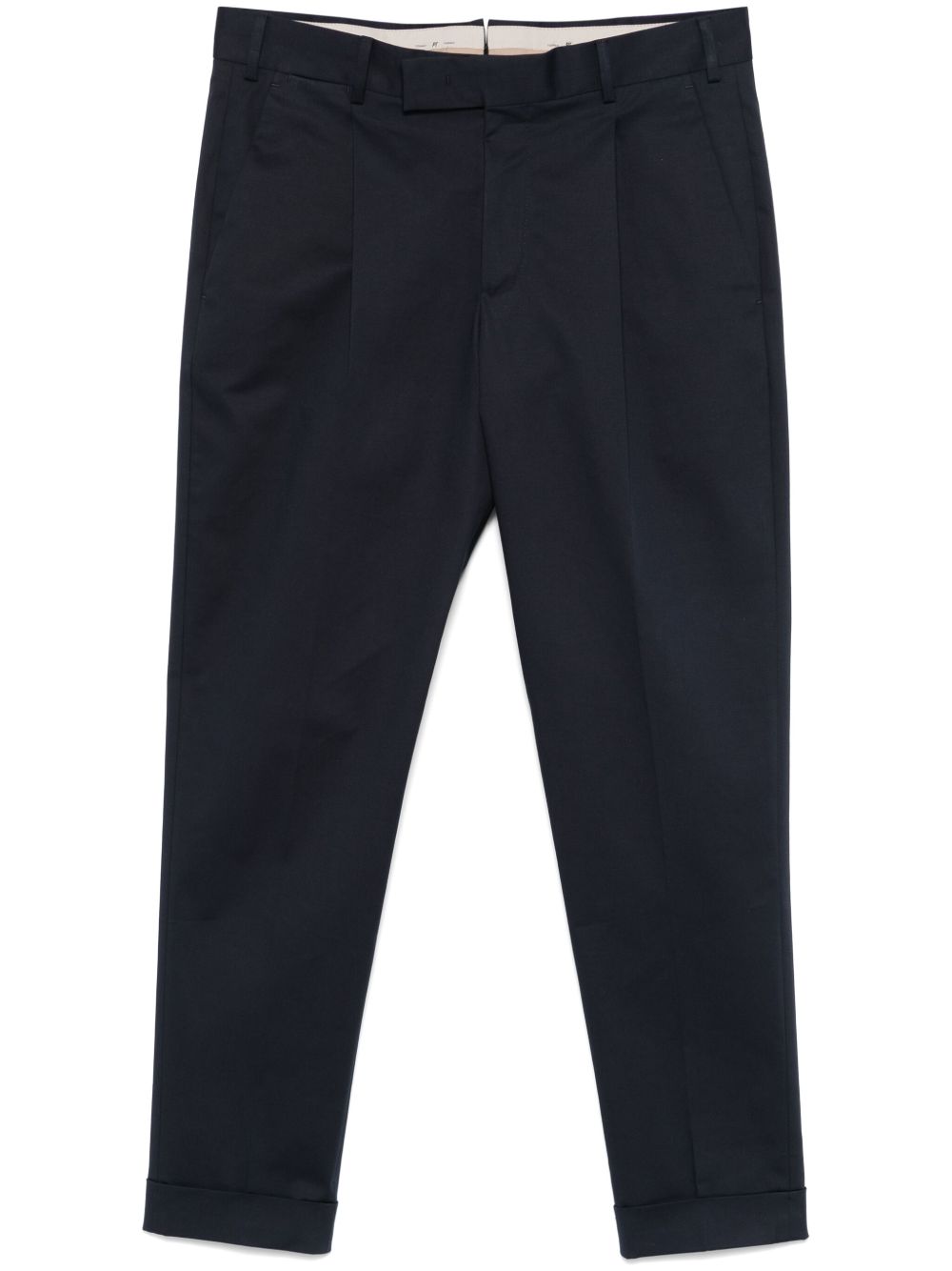 PT TORINO Pantaloni in cotone elasticizzato blu 