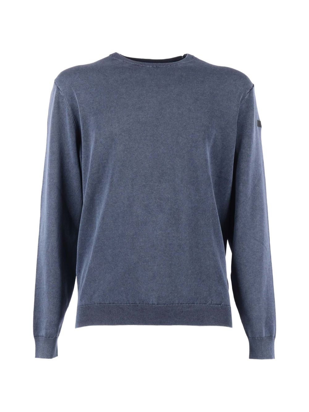 RRD ROBERTO RICCI DESIGNS Maglione girocollo blu con patch logo 