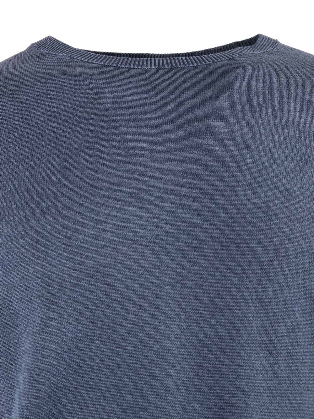 RRD ROBERTO RICCI DESIGNS Maglione girocollo blu con patch logo 