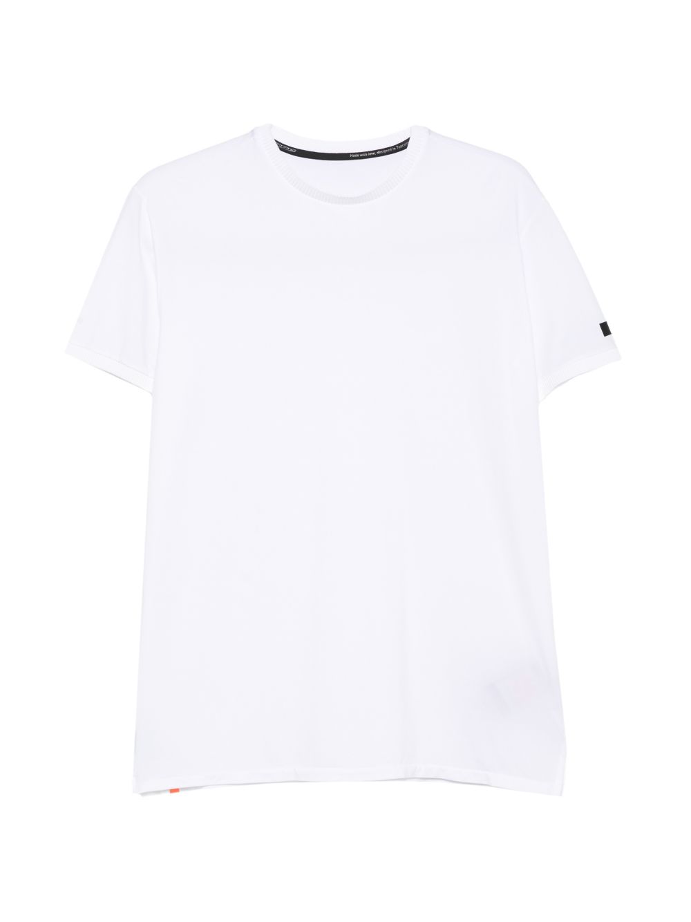 RRD ROBERTO RICCI DESIGNS T-shirt bianca a maniche corte con logo nero 