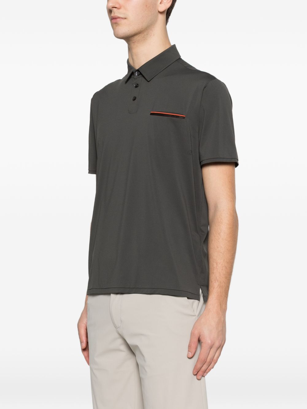 RRD ROBERTO RICCI DESIGNS Polo con taschino verde 