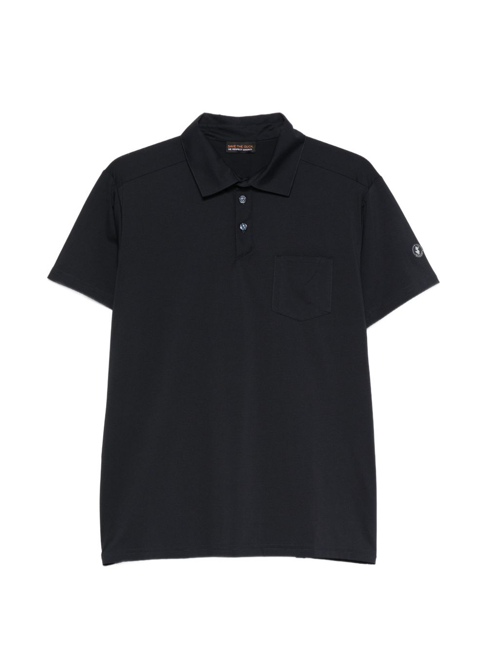 SAVE THE DUCK Polo Jacob blu navy elasticizzata 