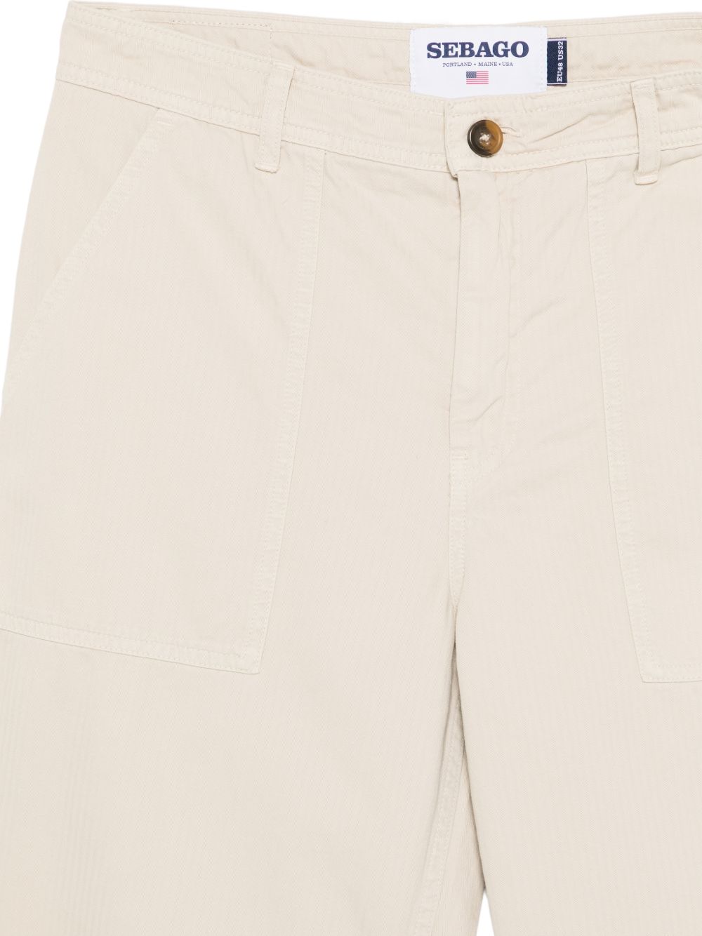 SEBAGO Pantaloni Milton in cotone beige 