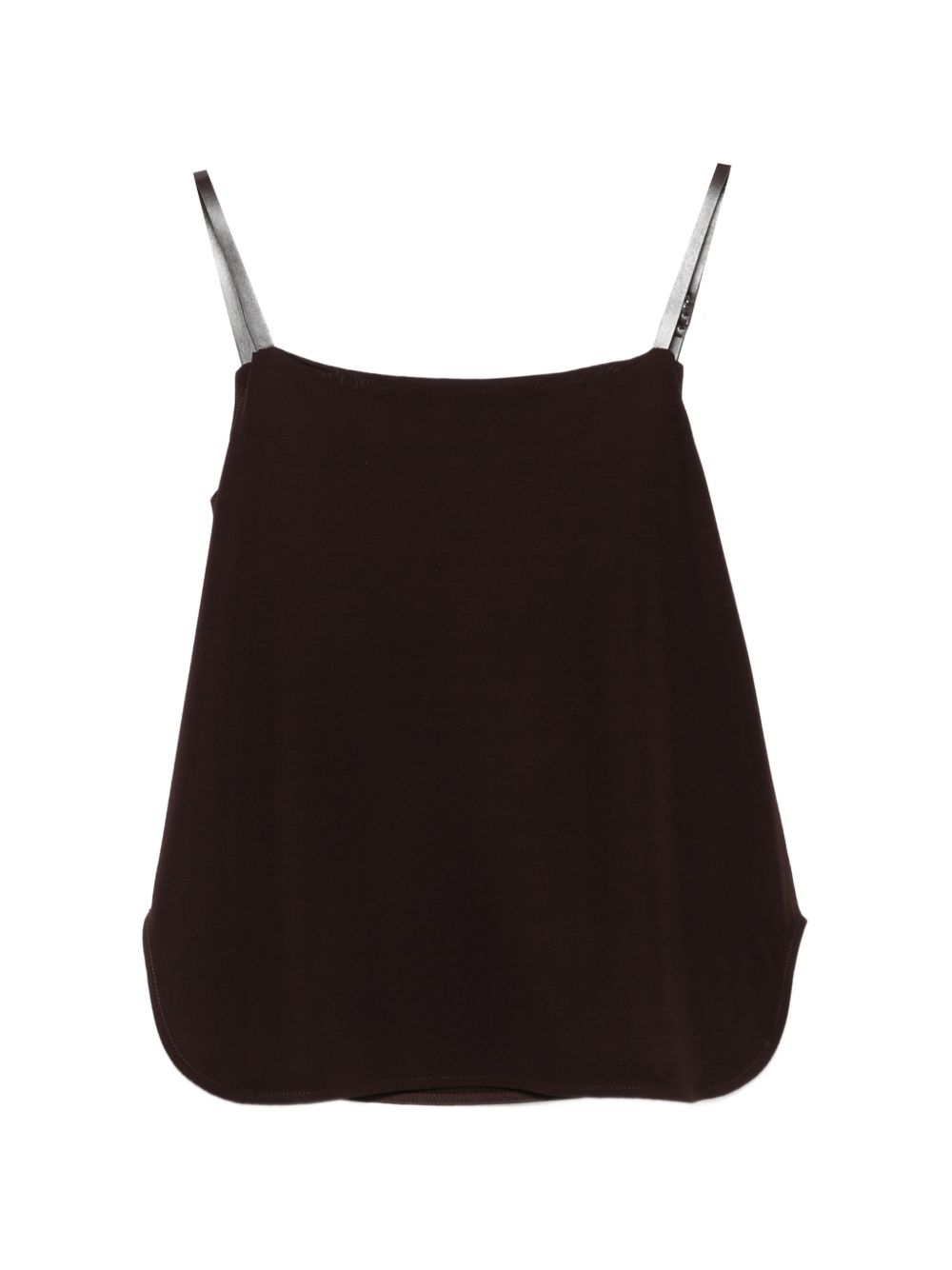 SEMICOUTURE Top Kayly marrone scuro 