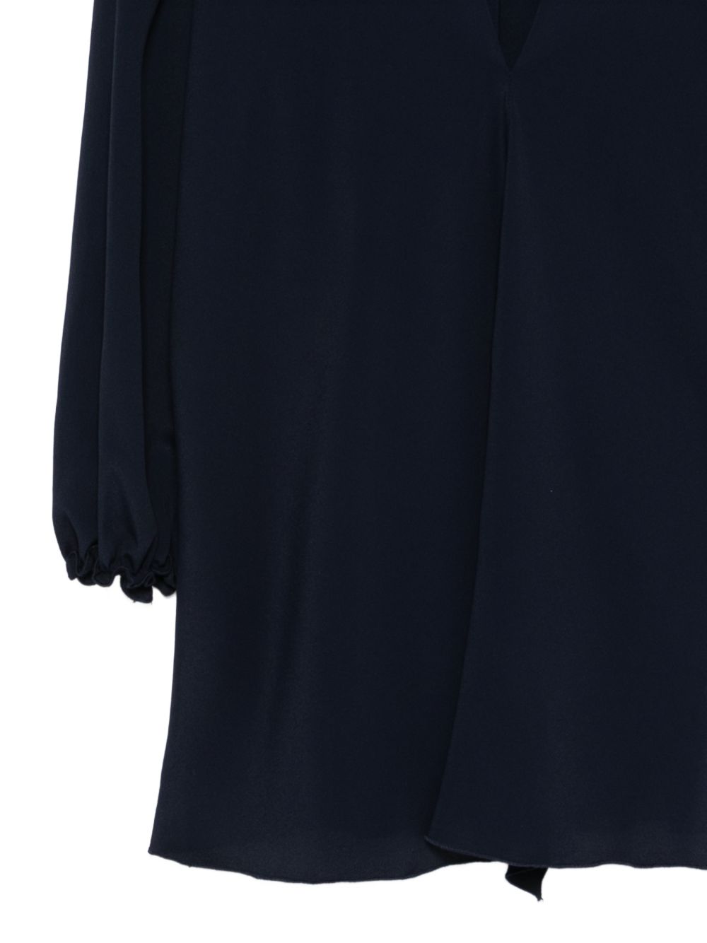 SEVENTY Blusa blu con scollo a V 