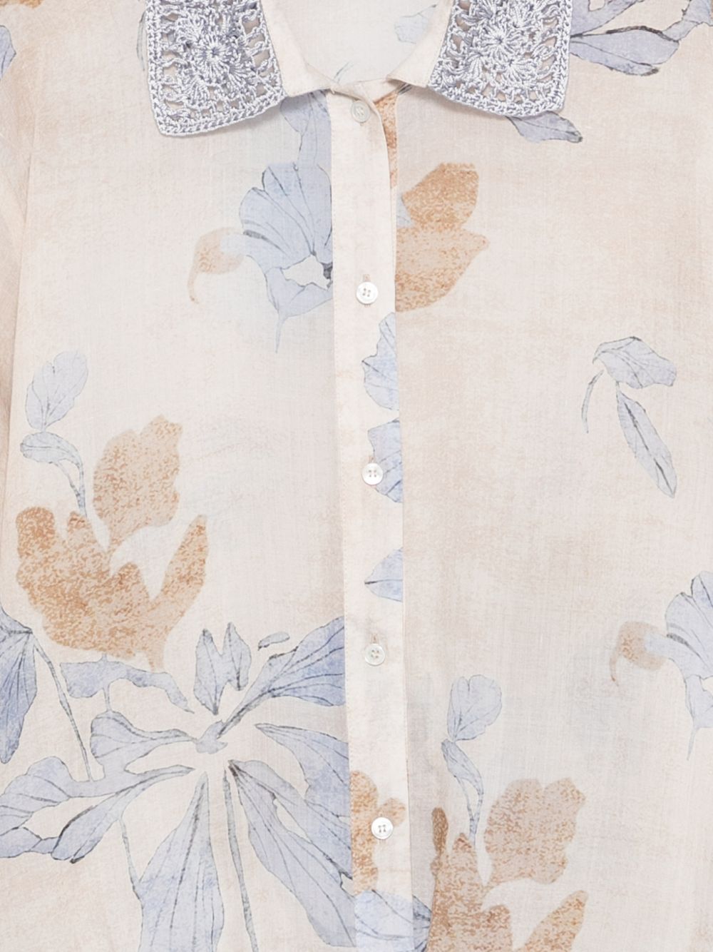 SEVENTY Camicia con stampa floreale 