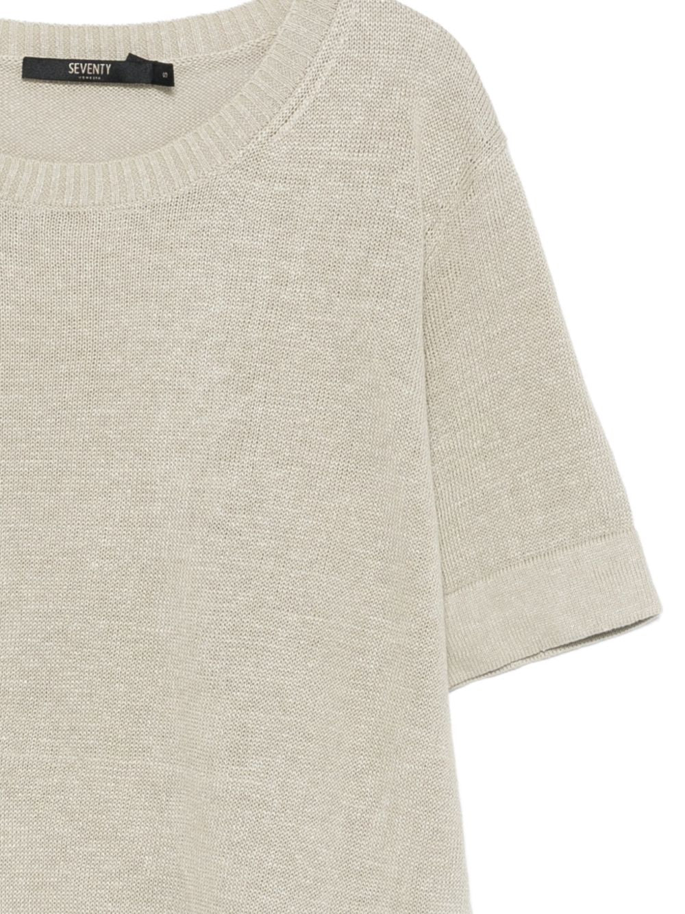 SEVENTY T-shirt in lino misto cotone 