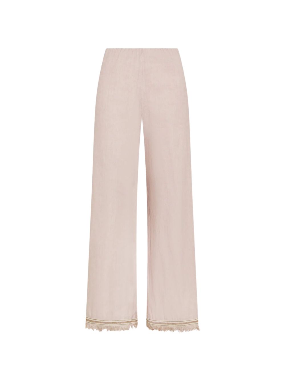 SEVENTY Pantaloni in lino misto cotone rosa 
