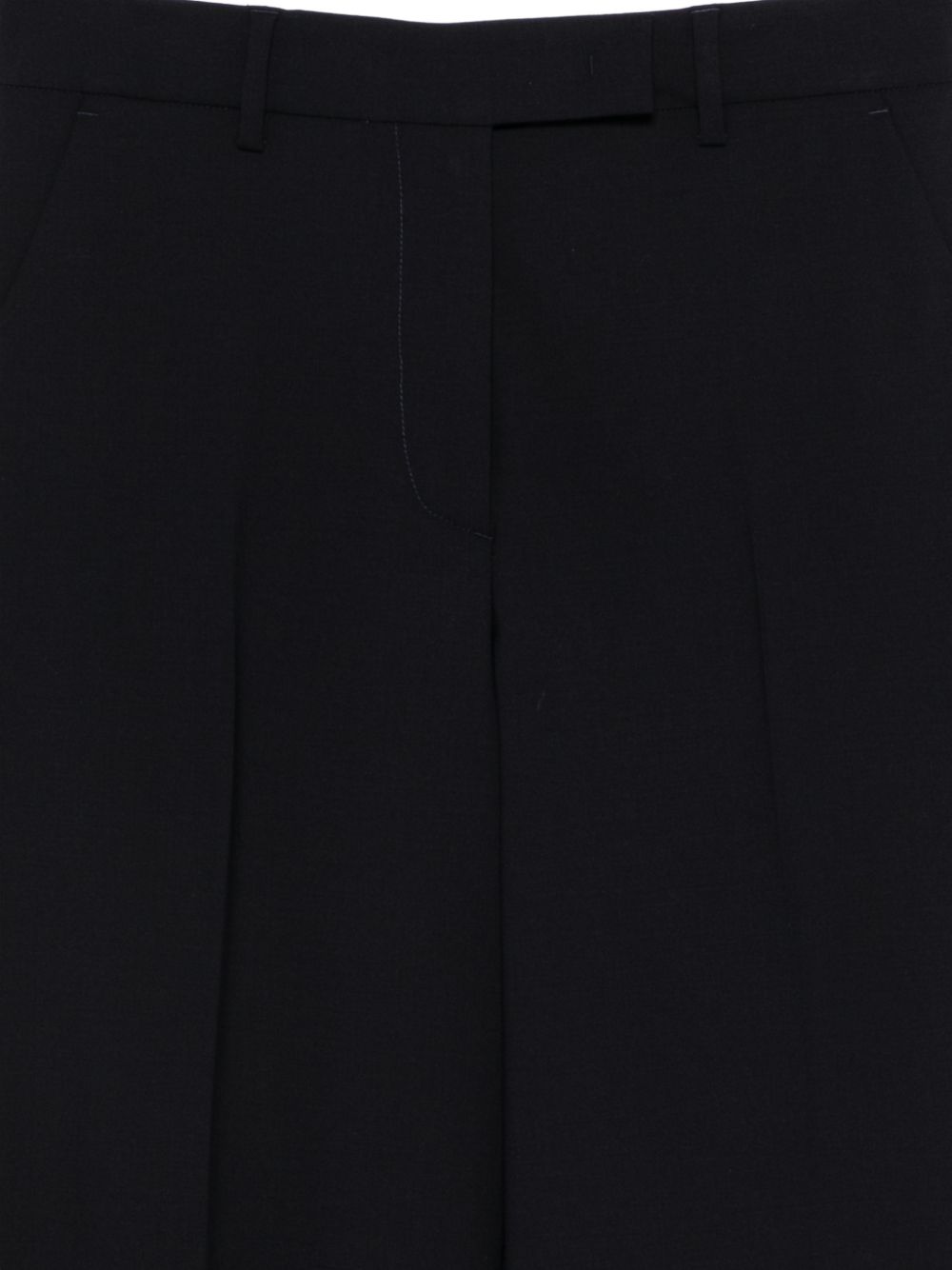SEVENTY Pantaloni svasati in lana blu 