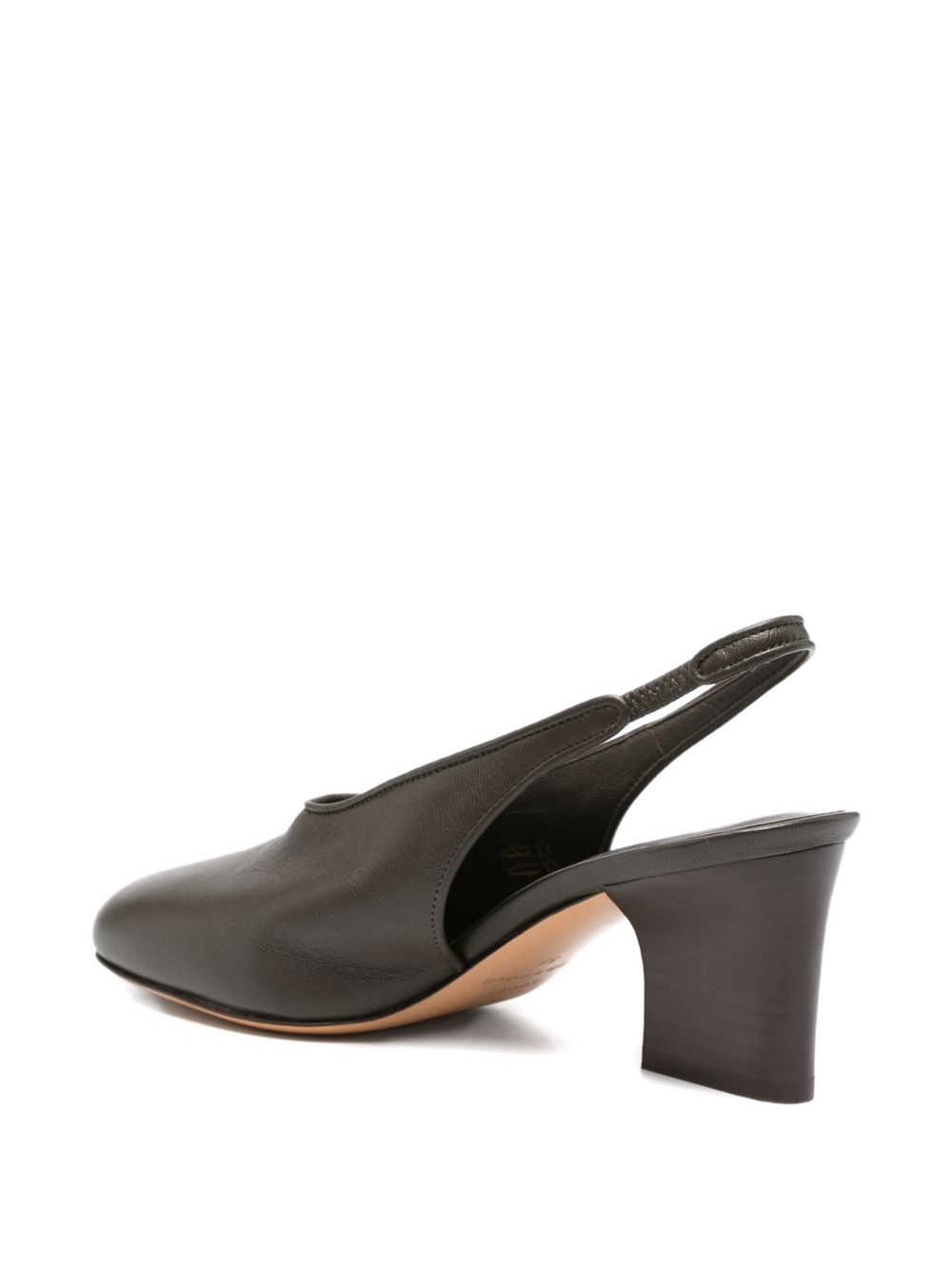 SOEUR Slingback Joan con tacco in morbida pelle di agnello <BR/> 
