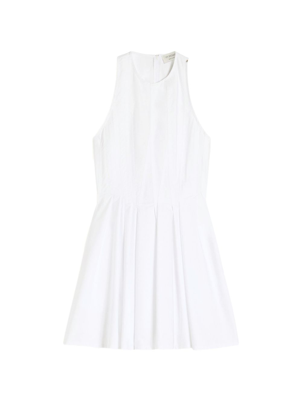 SPORTMAX Abito corto Ara in cotone bianco 