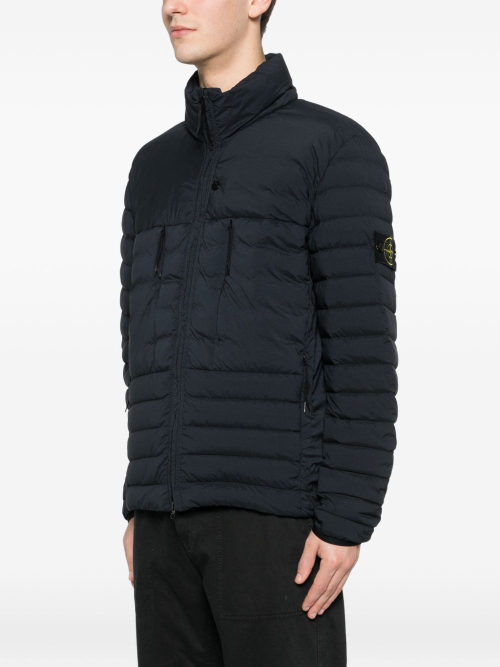 STONE ISLAND Piumino trapuntato blu navy 