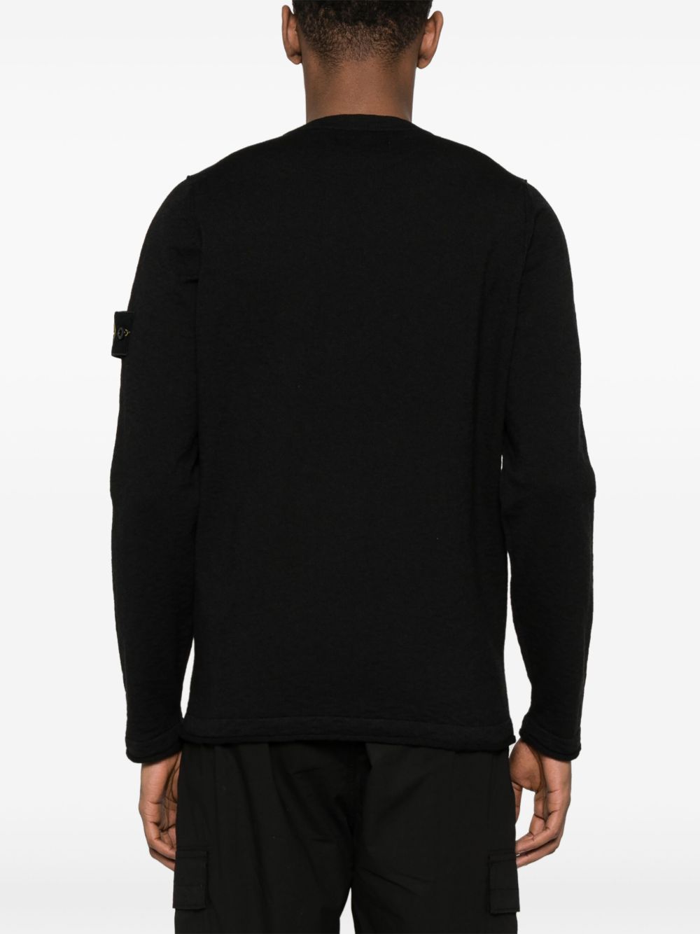 STONE ISLAND Maglia girocollo nera 