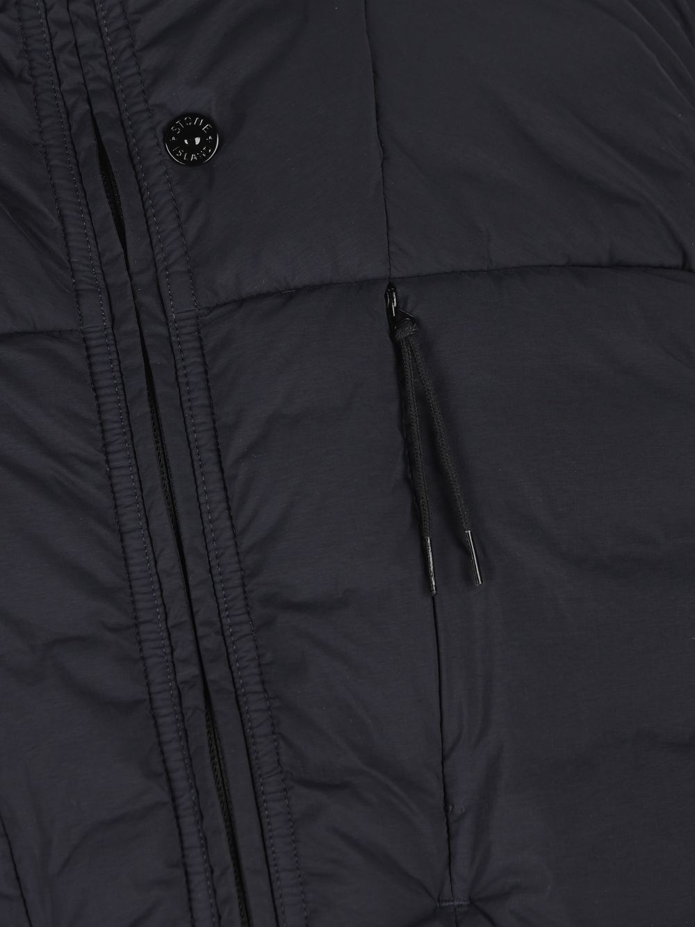 STONE ISLAND Gilet blu con tasche 